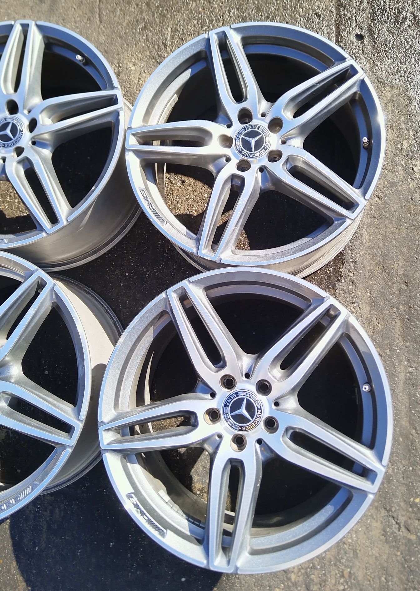 Set jante aliaj AMG 5x112 Mercedes E-Class / C-Class ( doua latimi )