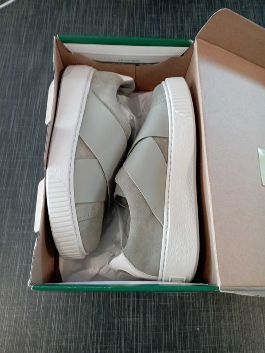 Puma - Дамски маратонки Platform X Wn's Rock Ridge, Зелен, Размер 40