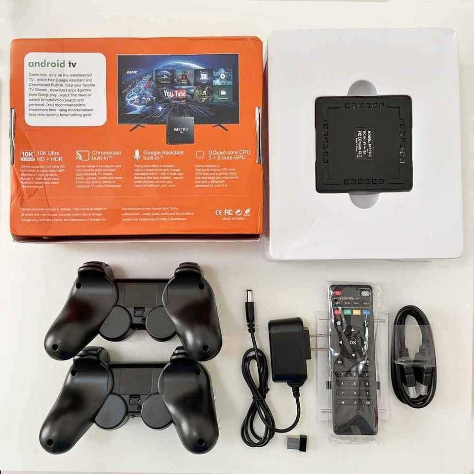 Игра конзола с джойстици Game Box M8 PRO mini 10K 128G Android TV 12.1