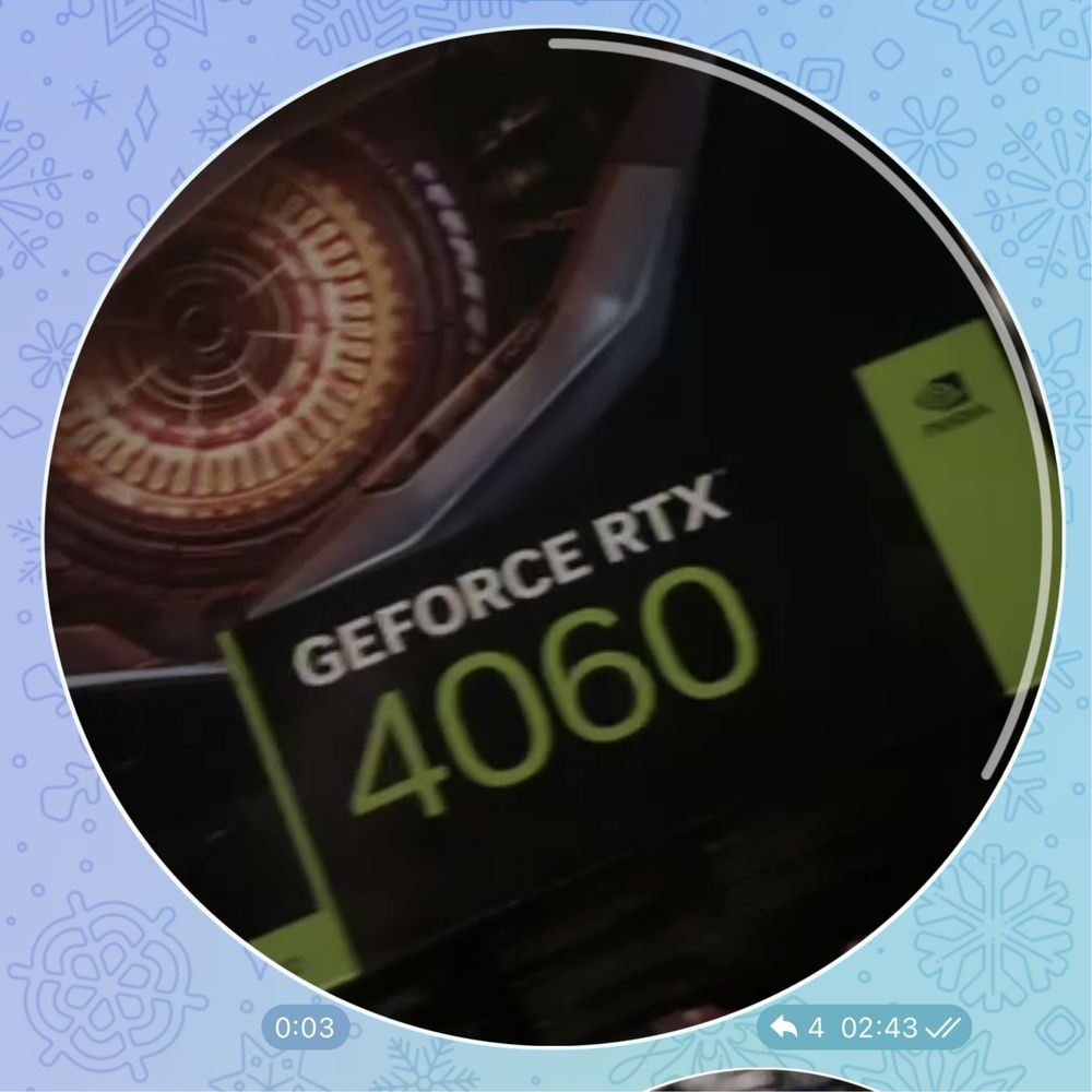 Gigabyte Rtx 4060 Eagle OC (zavod boost qilingani) ideal