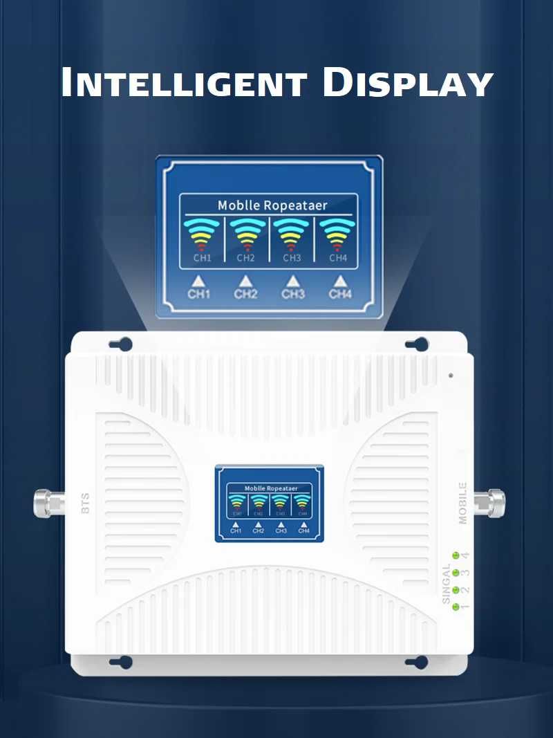 2G 3G 4G 5G LTE Booster Усилвател Сигнал 700~800~900~1800~2100 MHz
