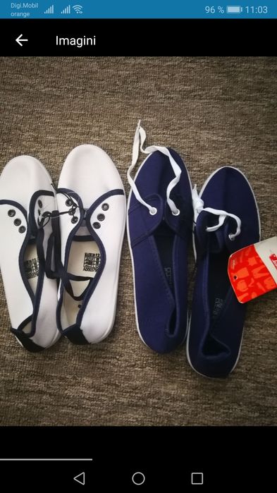 Tenisi noi. O singura pereche mai am