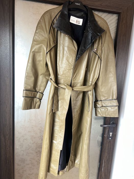 Trench din piele naturală