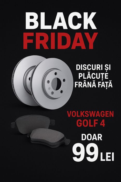 Set discuri si placute frana fata Volkswagen Golf 4