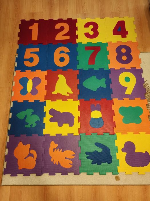 Детски пъзел Числата + Животните