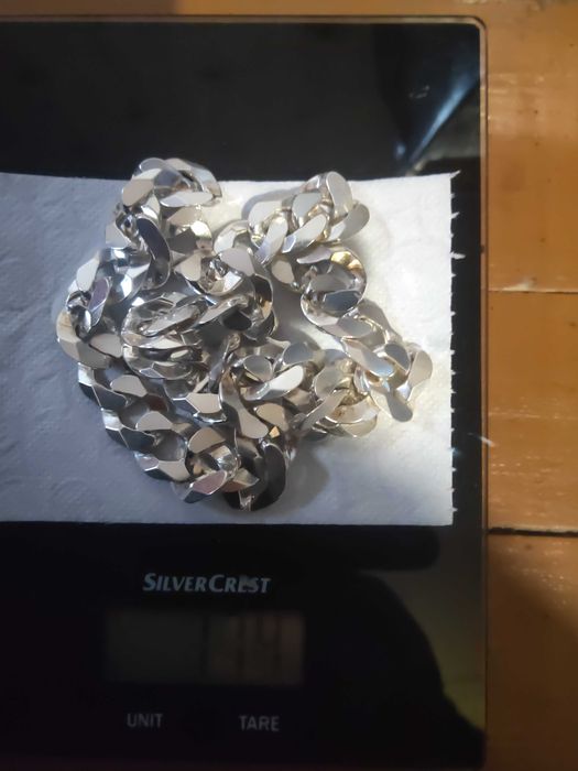 Масивен сребърен ланец 925 italy