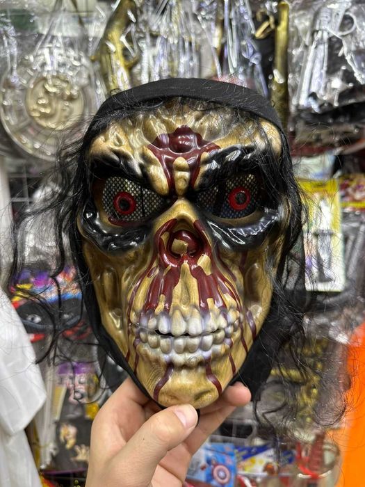 Ужасающие маски Карнавальные маски Новогодние маски и костюмы, шляпы