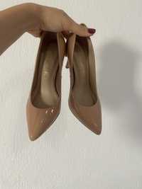 Лачени обувки от естествена кожа Donna Italiana