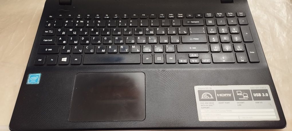 Noutbuk acer Aspire ES531