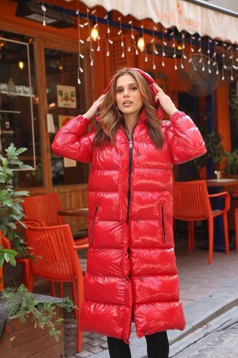 Geaca lunga,groasă dama