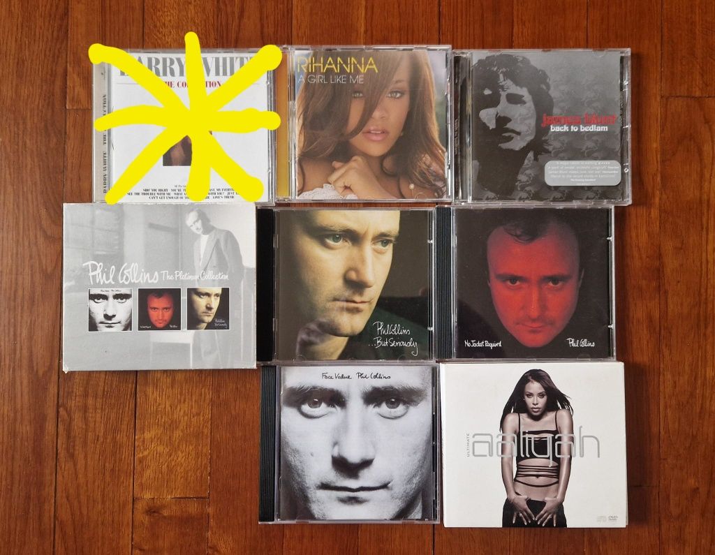 Оригинални CD, Phil Collins, Madonna, Rihanna, Eurythmics, Dianna Ross