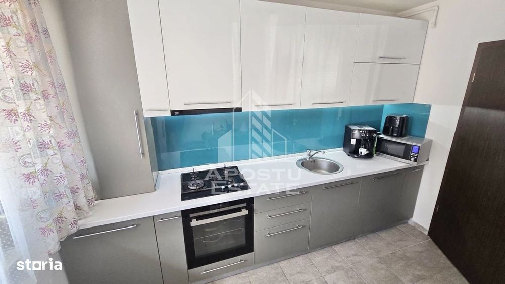 Apartament cu 2 camere mobilat decomandat la parter in Giroc la asfalt