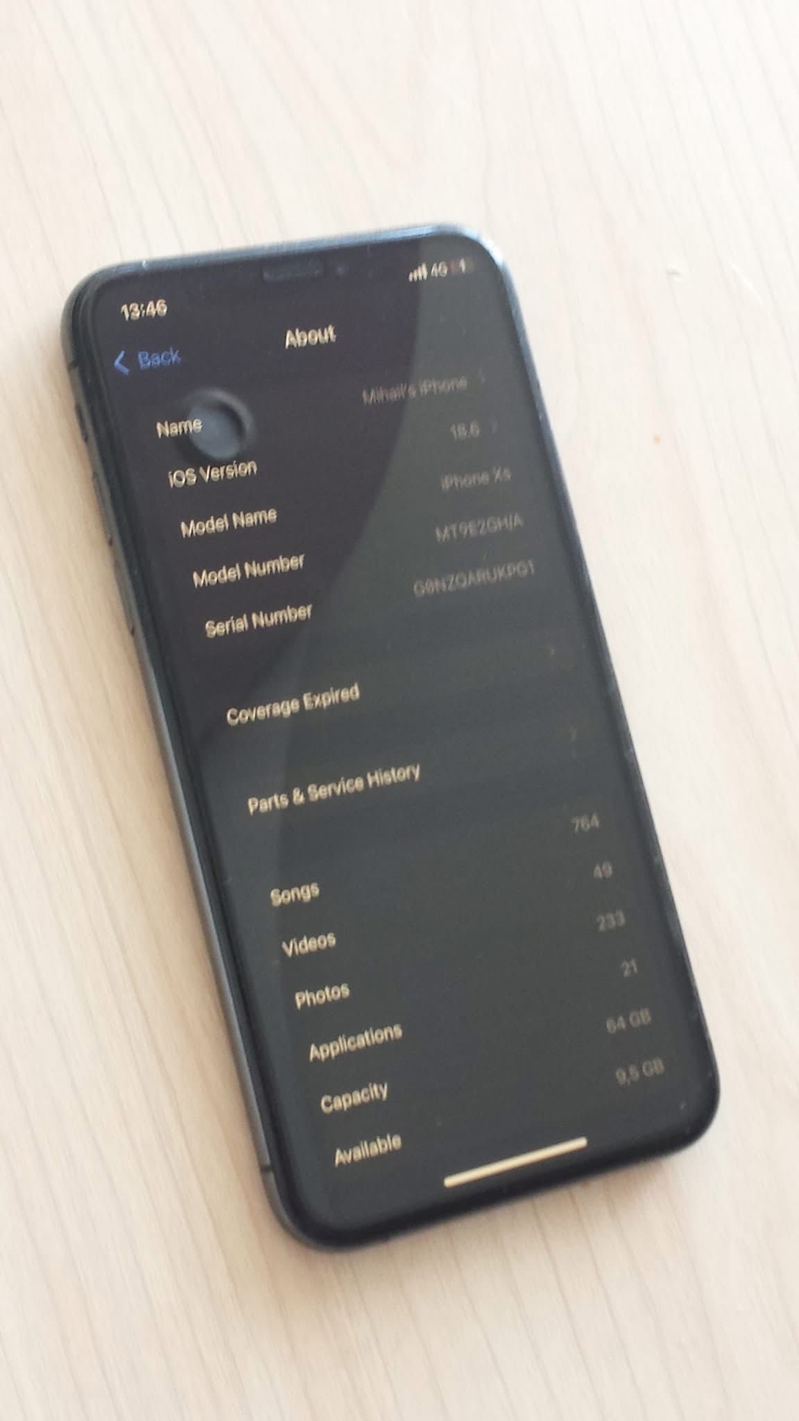 iPhone XS Пррфектен с нова батерия