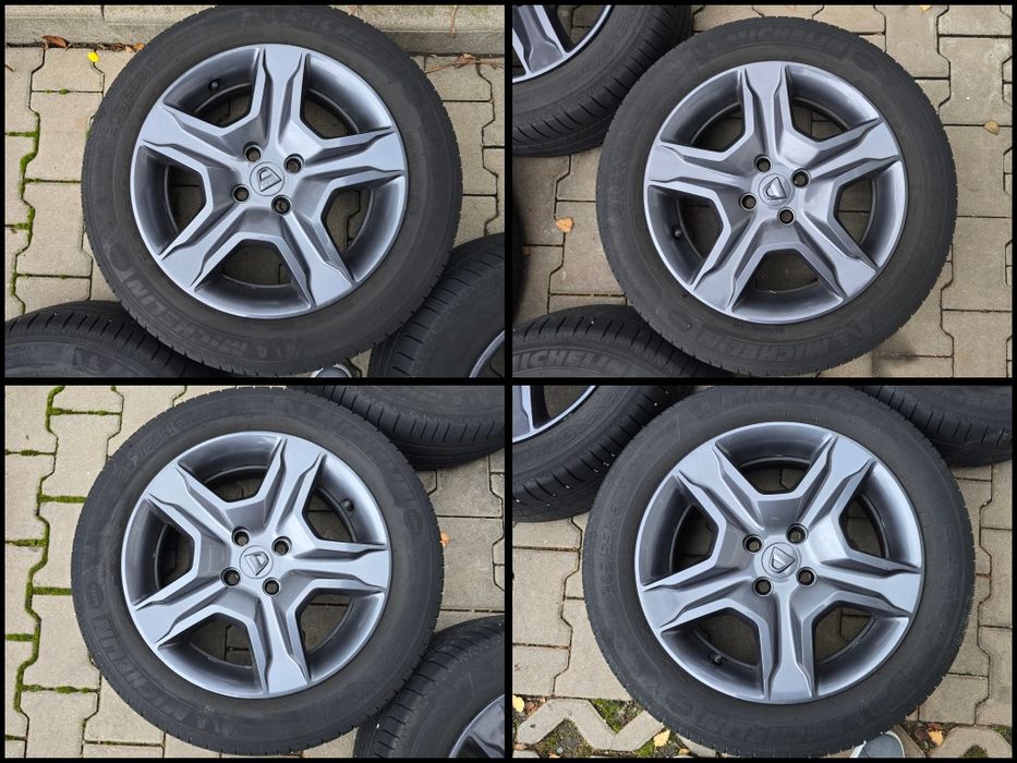 Set roti Dacia Stepway 16" 4x100 cu anvelope 205/55 R16, Renault