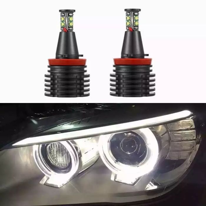 Angel eyes H8 LED 120W 6000LM BMW E90 E92 E82 E70 X5 E71 X6
