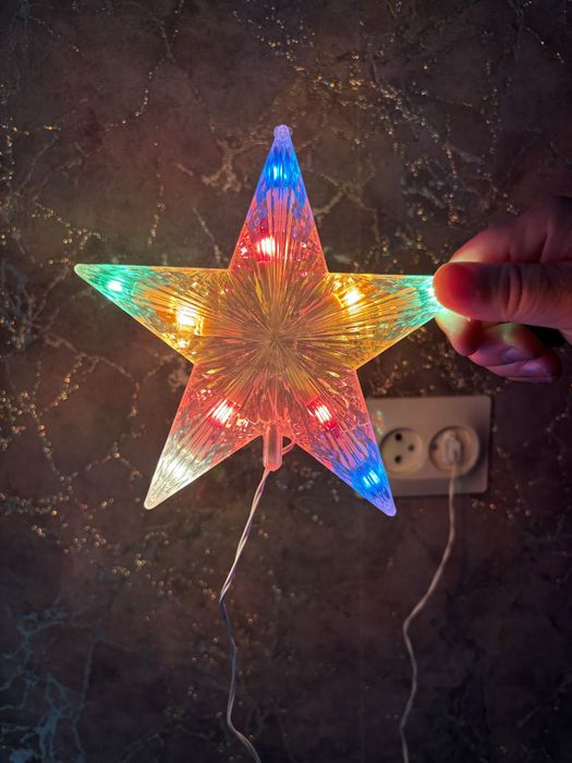 Елочная звезда игрушка