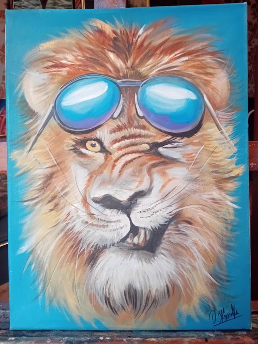 Серия карикатур , масло, акварель