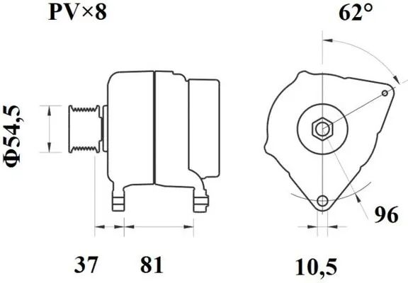 generator / alternator iveco eurocargo v tector i 2000-2024