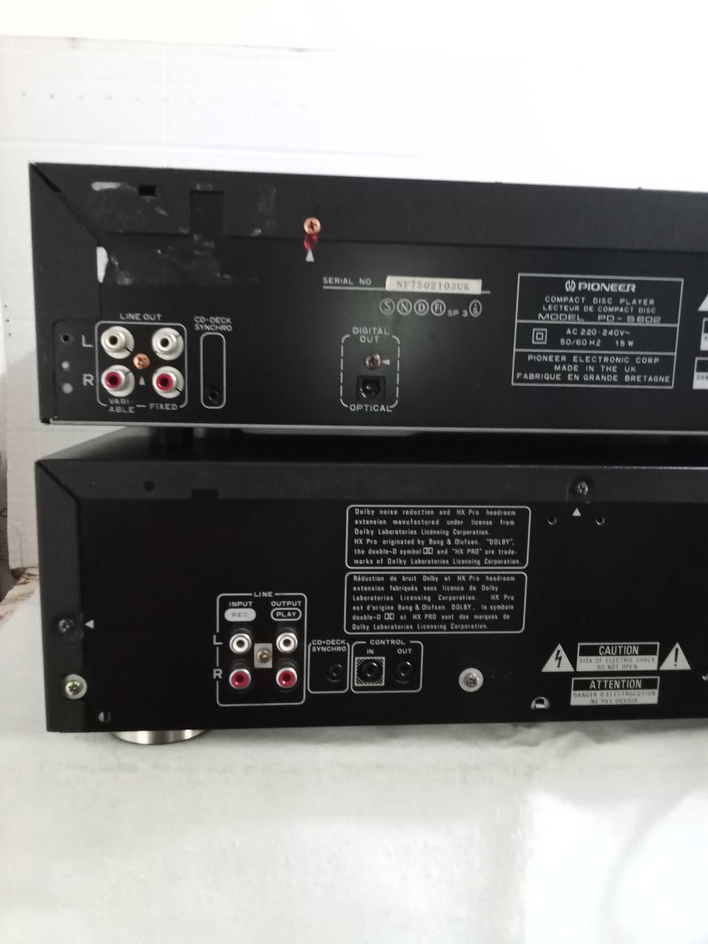Pioneer CT S609R deck, Pioneer PD S602 cd player