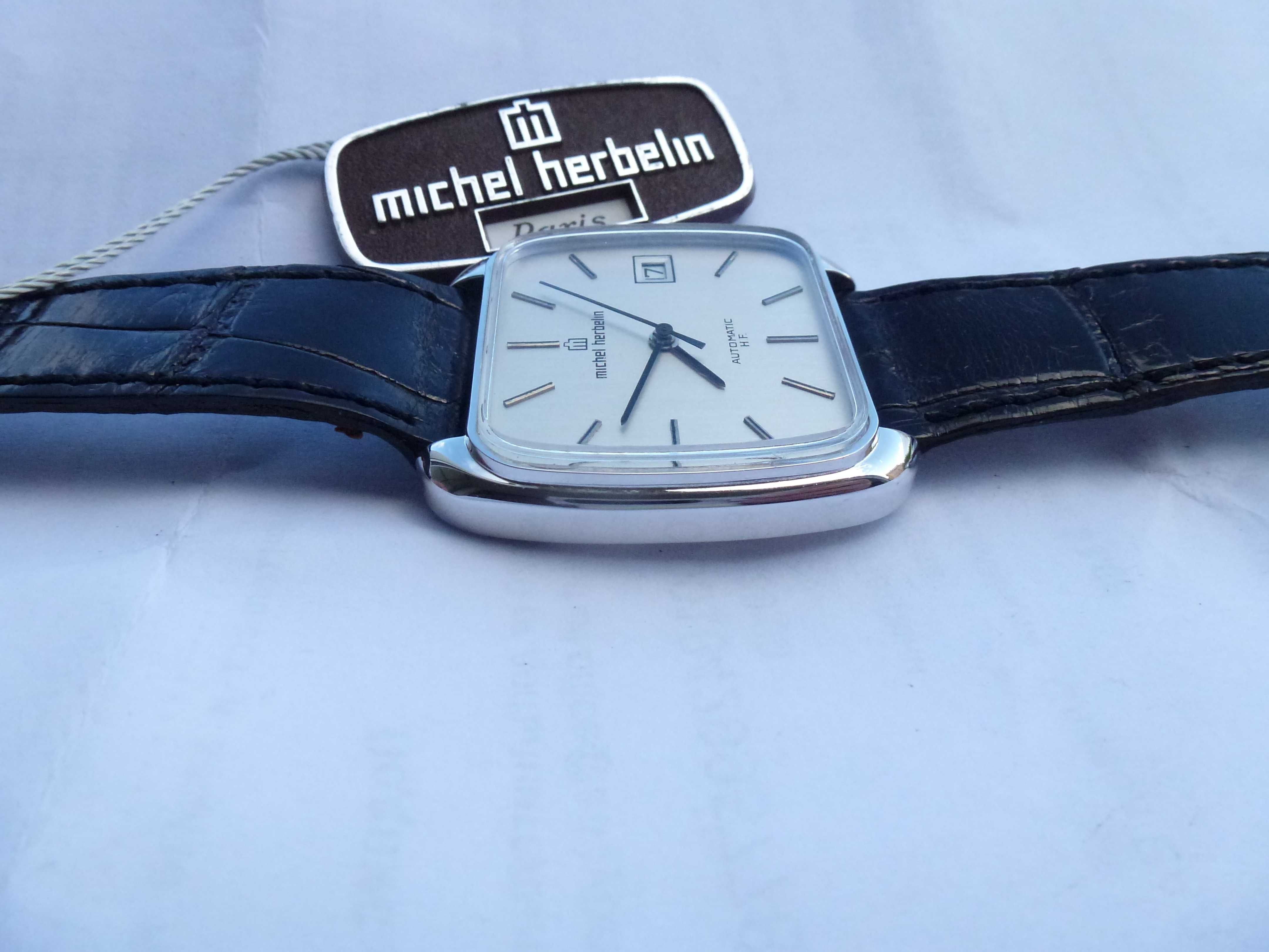 Michel herbelin Paris automatic H F mens watch square