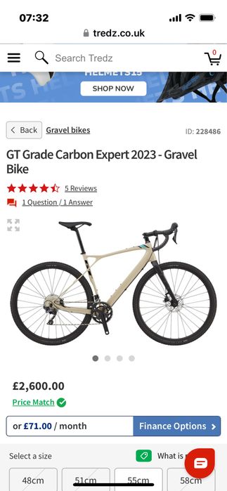 GT Grande Carbon Pro Gravel