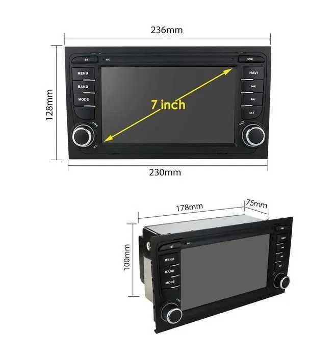 4GB RAM Navigatie GPS Android Audi A4 B6 B7 Seat Exeo Dedicata Carplay