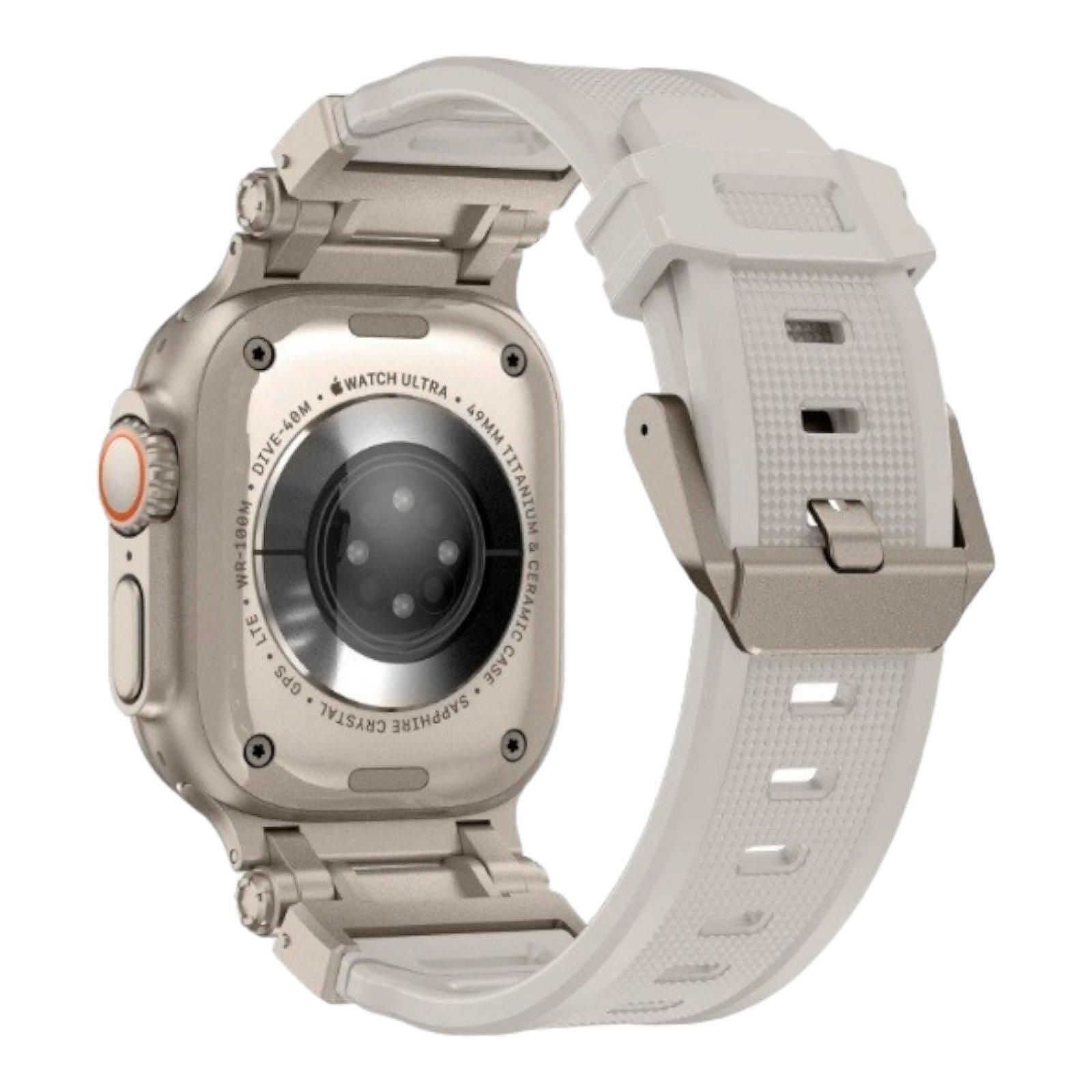 Tech-protect delta pro каишка за apple watch ultra 1/2 - sand/titanium