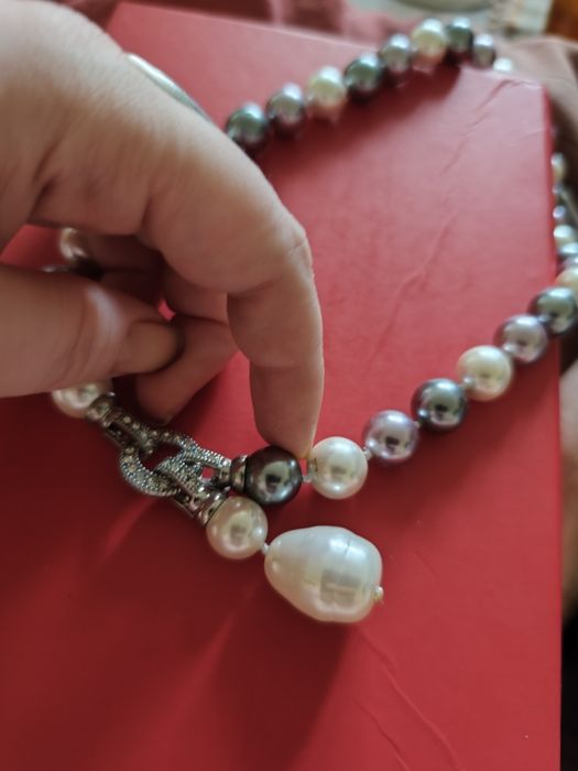 Colier cu perle de manchuria