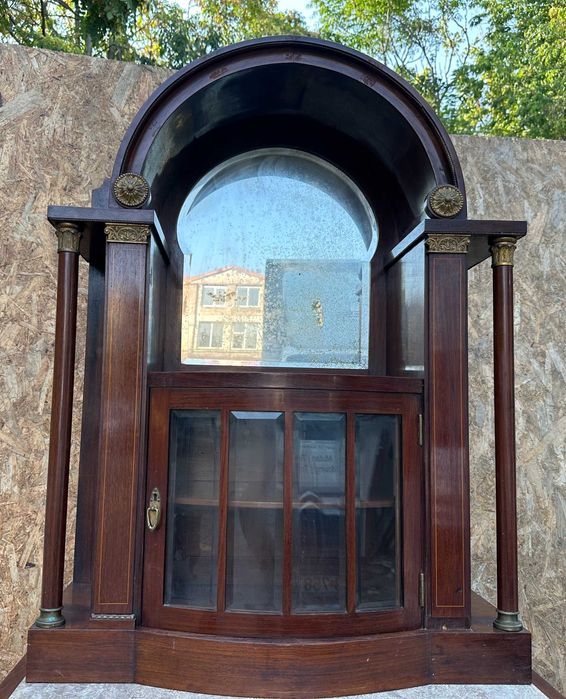 Dulap cu Vitrina ArtDeco interbelica anii '40; Biblioteca; Bufet