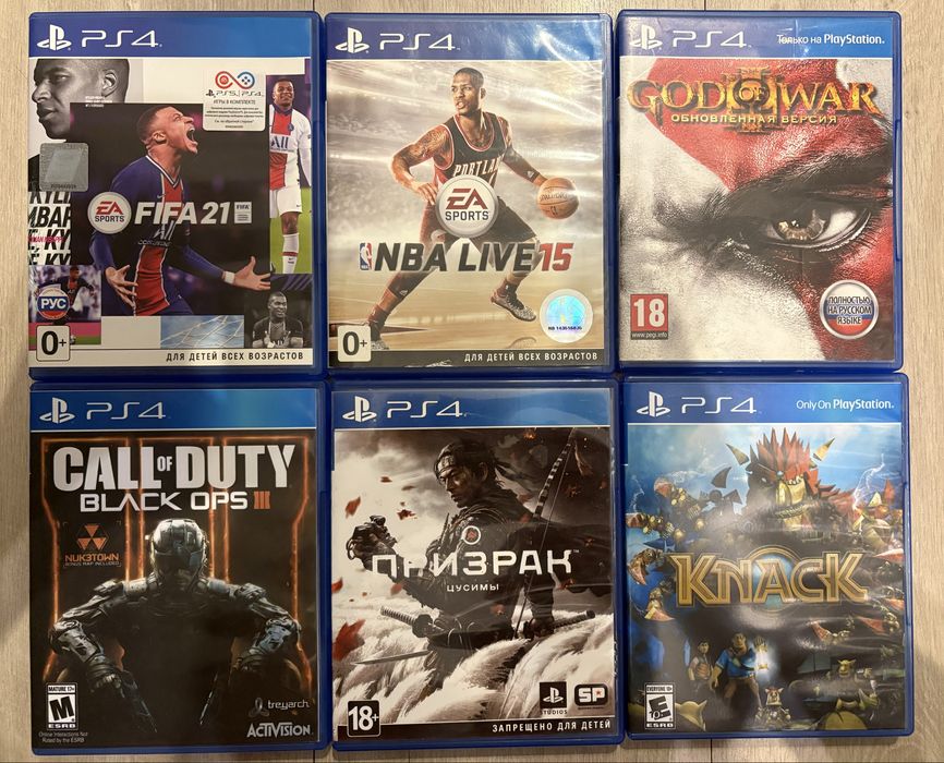 Диски на ps4 / обмен игр