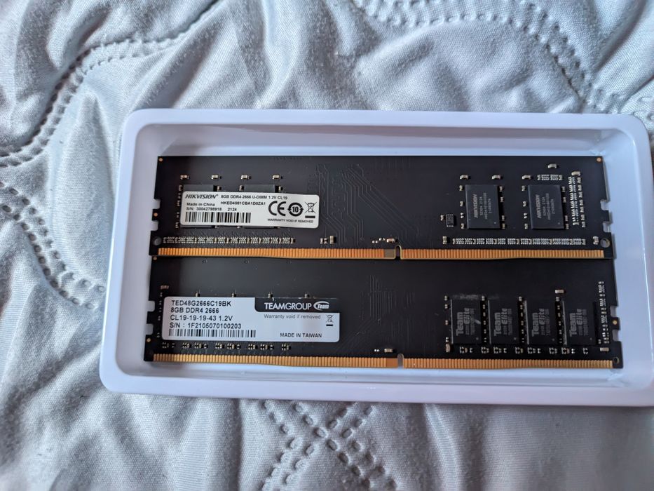 Озу ddr4 16gb/2 2666mhz