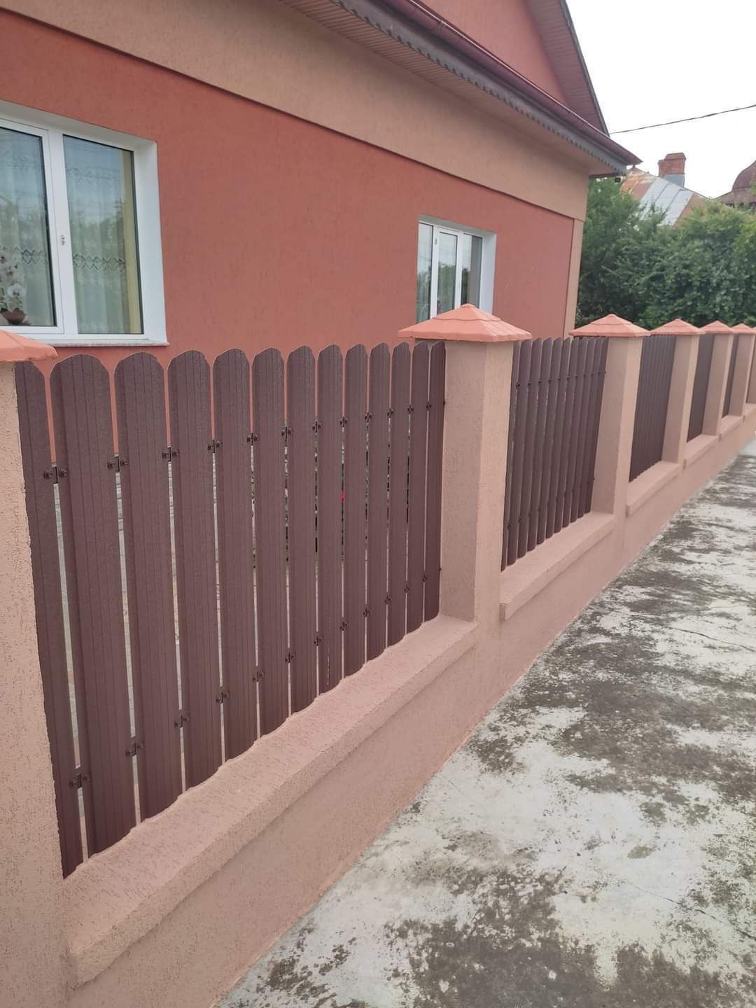 Garduri din panou tip jaluzele, sipca metalica,tabla si alte modele