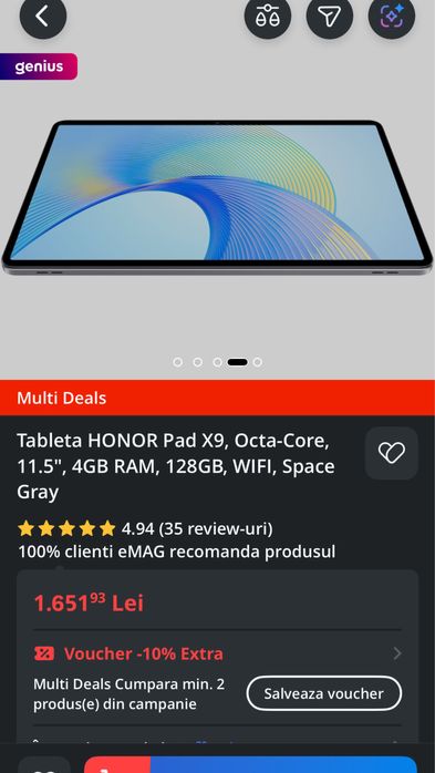 Vand Tableta Honor Pad X9 cu tastatura inclusa sigilata la cutie