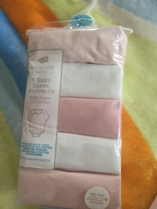 Set 5 body uri cu maneca scurta primark