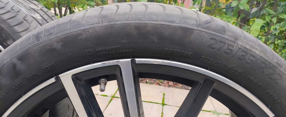 Jante BMW M originale R22,senzori originali,anvelope luna august 2025