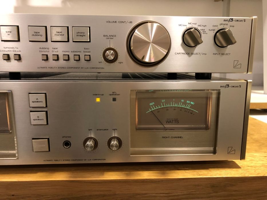 Luxman C-02 / M-02 Classic Amplifier Combo HiFi LINE