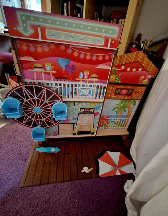 Casuta papusi lemn kid kraft