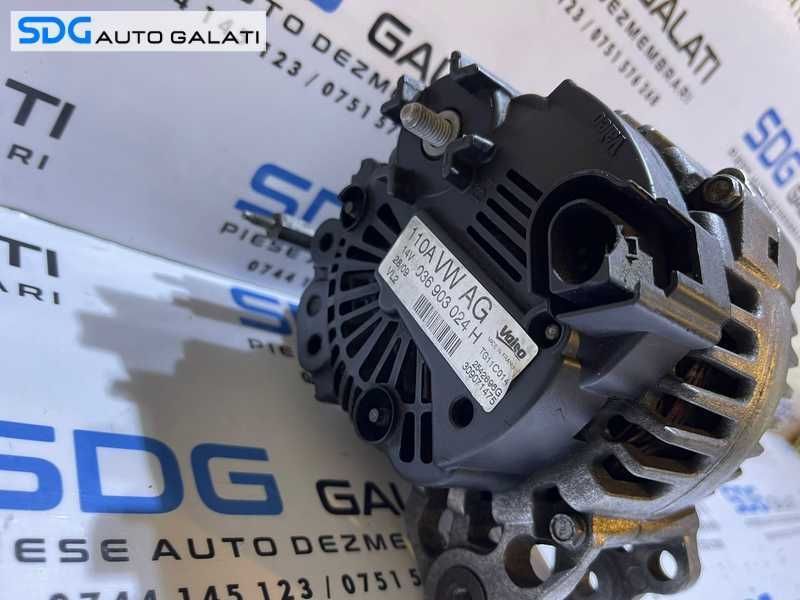 Alternator 110A VW Golf PLUS 1.4 BCA BUD CGGA CGGB 2002 - 2010 Cod 036903024H [M9125]