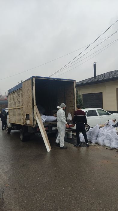 Вывоз мусора, строительного старой мебели и техники. Газель 24/7