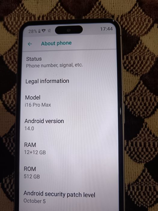 Андроид телефон i16 Pro Max