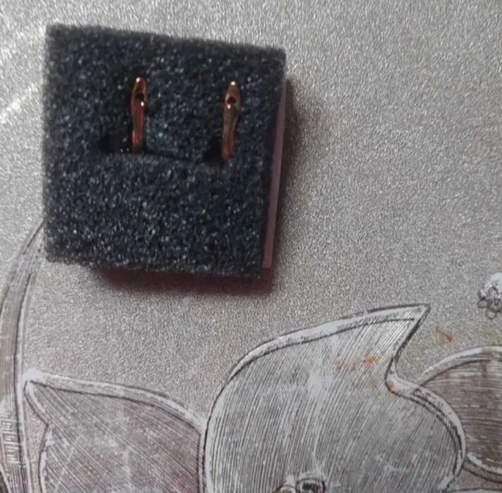 Cercei otel inoxidabil placat cu aur 18K