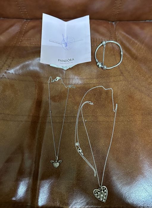 Brățări din argint AG 925 Pandora și lanturi originale