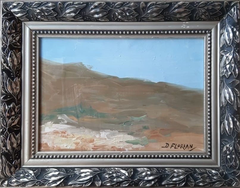 Dimitrie Florian, Ulei pe carton, Semnat, Dimensiuni 32 x 41 cm