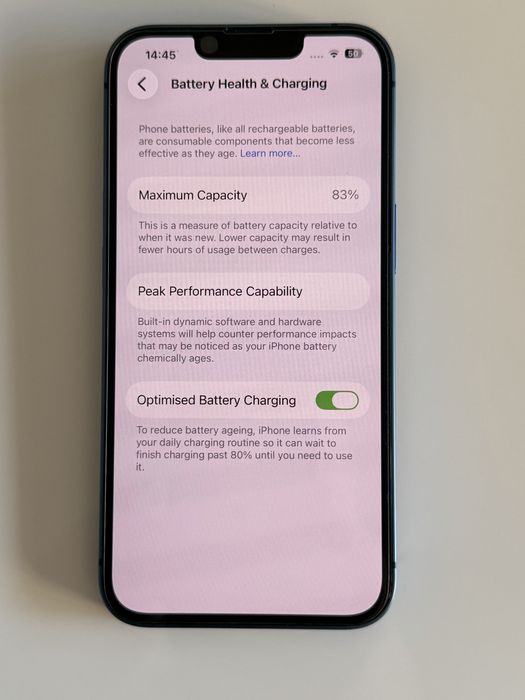 Iphone 13 blue 256GB