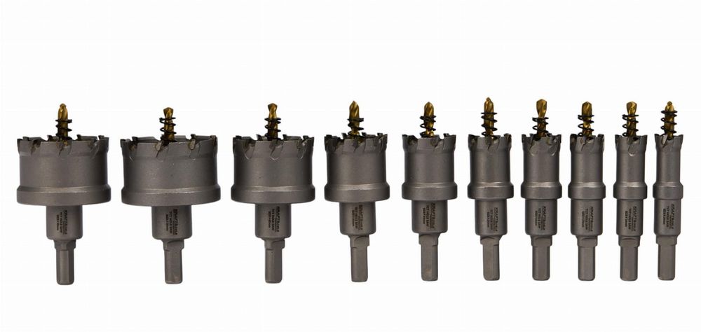 Set 10 buc carote metal 16-53mm Kraft&Dele KD10061