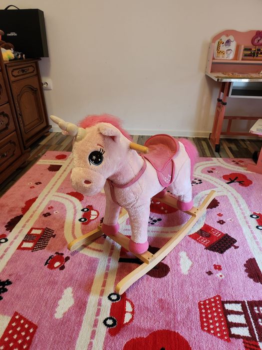 Balansoar unicorn pentru copii