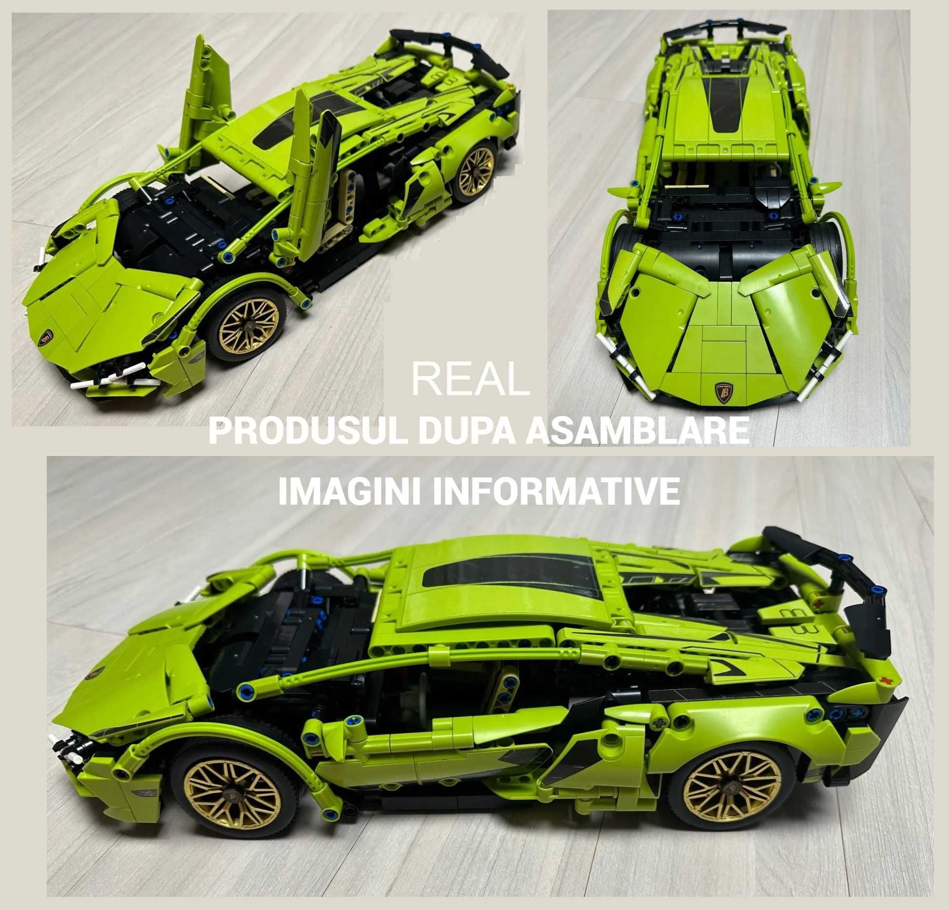 NOU BOX Masina TIP lego Lamborghini Sian 1:14 1314PCS CUTIE (36cm)
