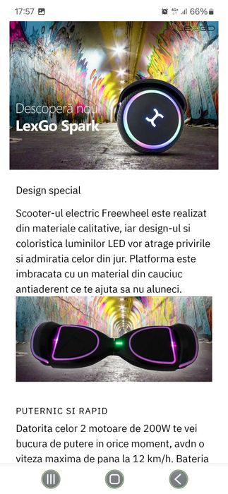 Haveboard FREEWHEEL LexGo Spark