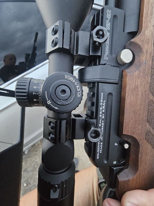 Kral Arms Puncher NP-02 — 6.35 mm (.25) — PCP, с оптика и калъф