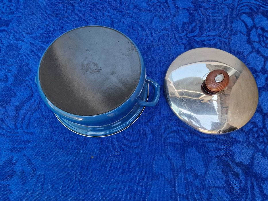 ***Home Decor | cratita, oala emailata, diametru 24 cm